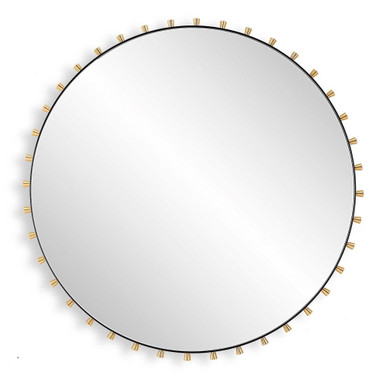 Allison Paddocks Round Mirror 37.38 Inch Tall and 37.38 Inch Wide by BSH - 208-BEL-5089142