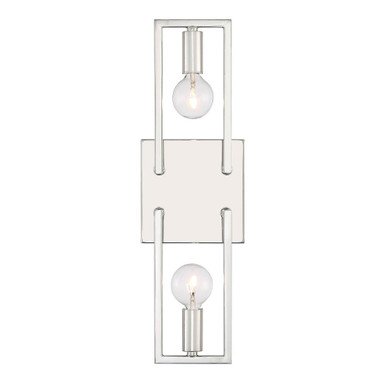 Finni 2 Light Wall Sconce by Designers Fountain - D271C-2WS-PN