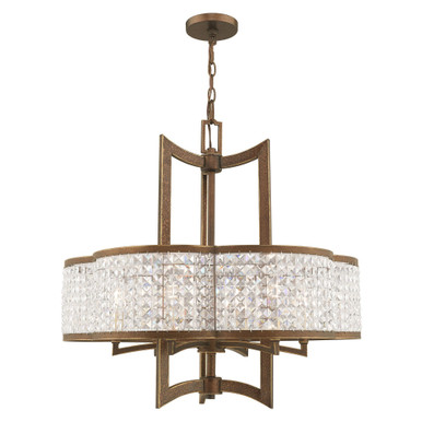 Grammercy 6 Light Medium Chandelier by Livex - 50576