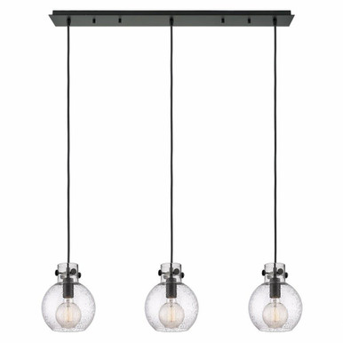 Newton Sphere 3 Light Oversized Linear Pendant by Innovations - 123-410-1PS-G410-8