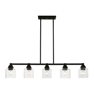 Aragon 5 Light Modern Linear Chandelier by Livex - 49765