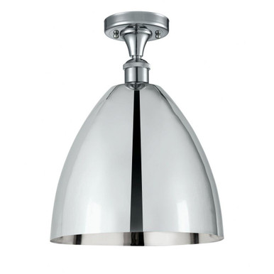 Ballston Cone 1 Light 14 Inch Tall Semi-Flush Mount by Innovations - 516-1C-12D
