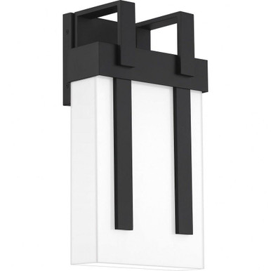 Ruben 1 Light Outdoor Wall Lantern by Quoizel - RUB8410MBK