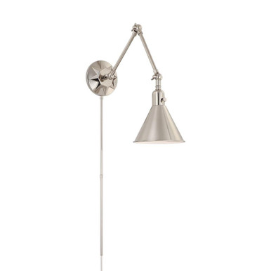 Morgan 1 Light Wall Sconce 12 Inch Tall by Crystorama - MOR-8801