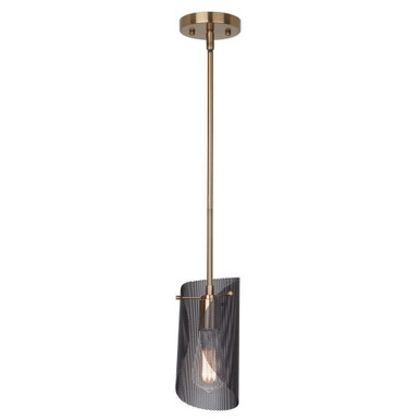 Huxlee 1 Light Mini Pendant by Canarm Inc - IPL1131A01BKG