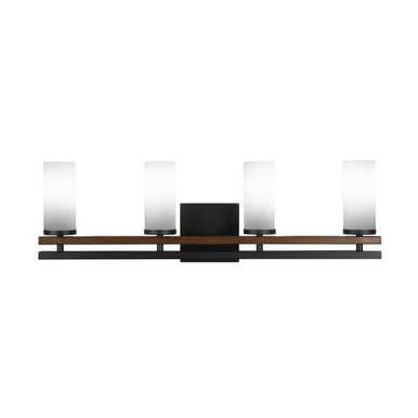 Belmont 4 Light Vanity Light 26.25 Inch Length by Toltec - 2714-GPDW-800
