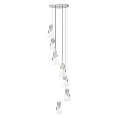 Aimie 7 Light Chandelier 13.25 Inch Tall and 18 Inch Wide by Z Lite - 828P6-7R