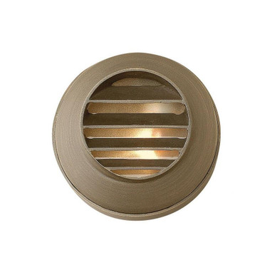 Candy Lane Round Louvered Low Voltage 1 Light Deck/Step Lamp by BSH - 81-BEL-4423033