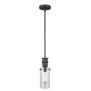 Albany 1 Light Mini Pendant by Canarm Inc - IPL679A01ORB