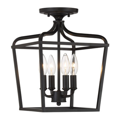 Laurel Estate 4 Light Mini Foyer Chandelier By Minka Lavery - 4445