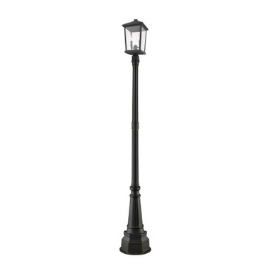 Heritage Cloisters 3 Light Outdoor Post Mount 14.25 x 93.75 Inches by BSH - 372-BEL-856775