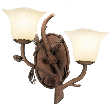 Ponderosa Two Light Wall Sconce by Kalco - 3034PD/1255