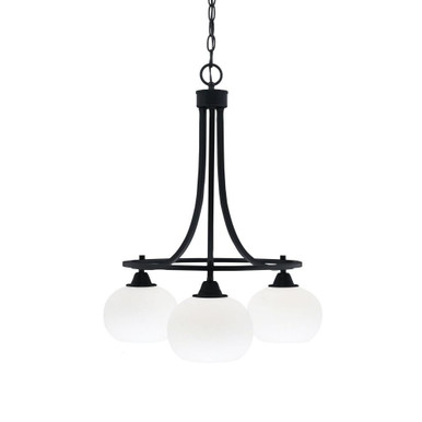 Paramount 3 Light Downlight Chandelier 26 x 18.5 Inches Wide by Toltec  - 3413-MB-212