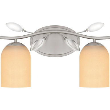Ulysses 2 Light Vanity Light by Quoizel - ULY8616BN