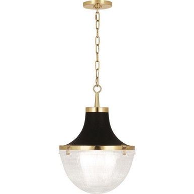 Brighton 1 Light Medium Pendant 17.75 Inch Tall by Robert Abbey - 3391