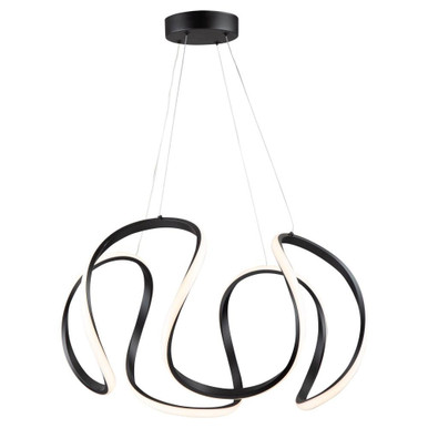 Mira 40W LED Large Pendant by Artcraft - AC7639BK
