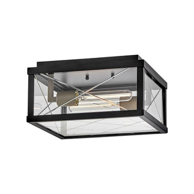 May Glas 16W 2 LED 12 Inch Wide Flush Mount by Bailey Street Home - 81-BEL-5146963