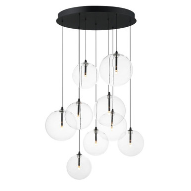 Global 1.8W 9 LED Pendant 8 Inch Tall and 22.25 Inch Wide by ET2 - E25077-18