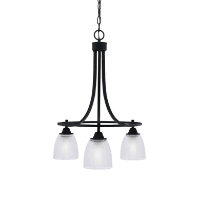Paramount 3 Light Downlight Chandelier 24.5 x 18 Inches Wide by Toltec  - 3413-MB-500