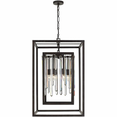 Hollis 6 Light Medium Chandelier by Crystorama - 8409-fb