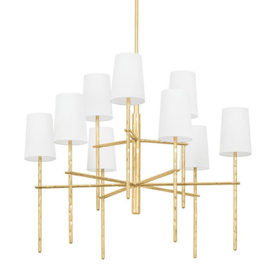 River 9 Light Oversized Chandelier by Troy - F8834-VGL