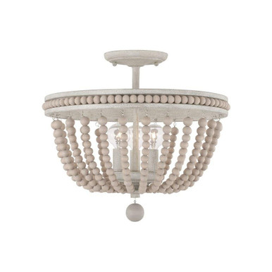 Handley 3 Light 15.5 Inch Wide Semi Flush Mount by Austin Allen - AA1021SR