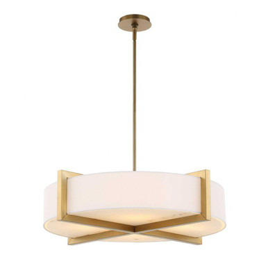 Denmore Place 4 Light Drum Pendant 6.5 Inch Tall and 30 Inch Wide by BSH - 208-BEL-5338044