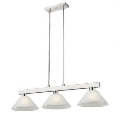 Cobalt 3 Light Medium Pendant by Z-Lite 152-Glass - 152-Glass