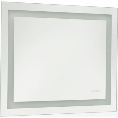 Mera 43W 1LED Rectangle Frameless AntiFog Mirror 36 Inch Wide by Generation - MRIL1411