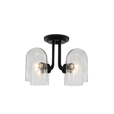 Cupola 4 Light 15 Inch Wide Semi Flush Mount by Kalco - 514045MB