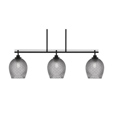 Odyssey 3 Light Island Pendant 39.5 Inch Length by Toltec - 2636-MB-4902