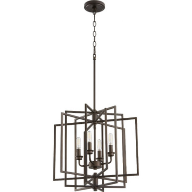 Hammond 4 Light Large Pendant by Quorum - 888-4