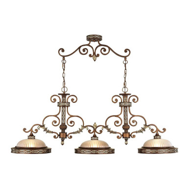 Seville 3 Light Mini Island Chandelier by Livex - 8546-64