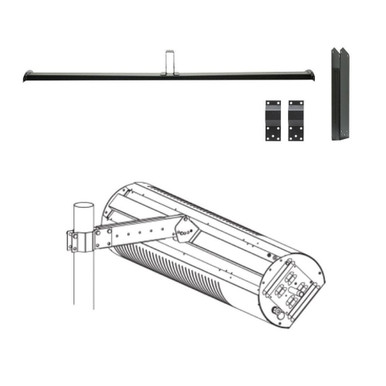 Black 4 Inch Pole Mounting Arm Kit For Black Models Only by Sunstar - 560609