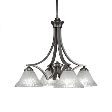 Zilo 4 Light Small Chandelier by Toltec 568-18751875 - 568-18751875
