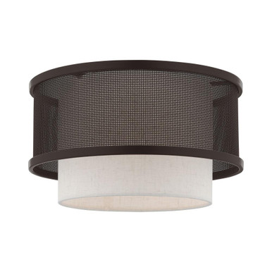 Folly Park 1 Light 12 Inch Wide Flush Mount by Bailey Street Home - 218-BEL-2944669