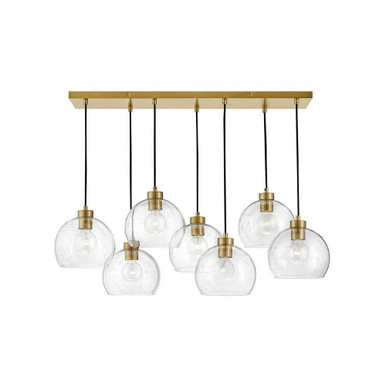Rumi 7 Light Oversized Linear Pendant by Lark - 83016LCB