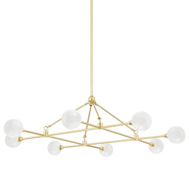 Andrews 8 Light Oversized Chandelier by Hudson Valley - 4846-AGB