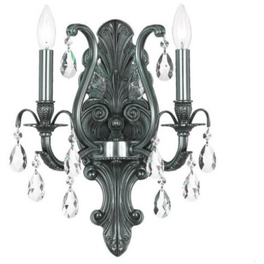 Dawson 2 Light Classic Candle Style Wall Sconce by Crystorama - 5563