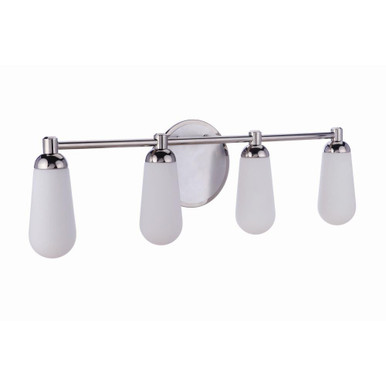 Riggs 4 Light Vanity Light by Craftmade - 13131BNKPLN4