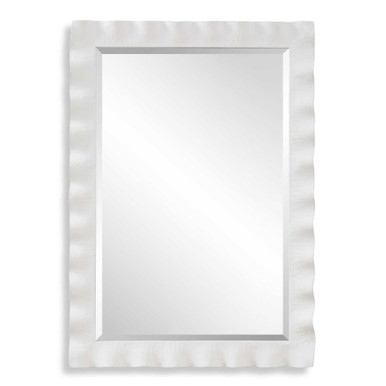 Haya Scalloped Mirror 40 Inch Tall and 28.25 Inch Wide by Uttermost - 09981