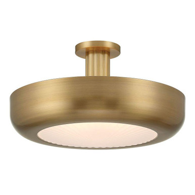 Macey 60W 1 LED Semi Flush Mount 13 Inch Tall X 22.25 Inch Wide by Eurofase - 50390