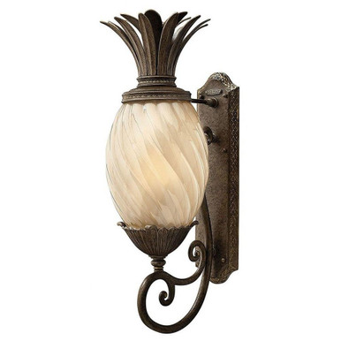 Plantation 3 Light Outdoor Candle Style Wall Lantern by Hinkley - 2124