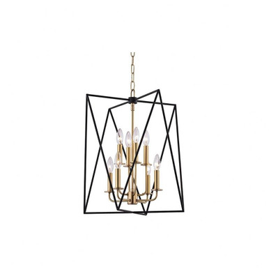 Laszlo 8 Light Large Pendant 22.5 Inch Tall by Hudson Valley - 1118-AGB
