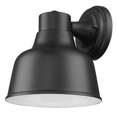 Selden 1 Light Outdoor Wall Lantern 9 Inch Tall and 8 Inch Wide by Acclaim - 1030BK
