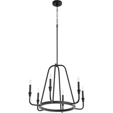 Marquee 6 Light Large Chandelier by Quorum - 6314-6