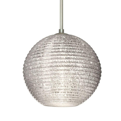 Kristall 8 1 Light Small Cord Pendant with Flat Canopy by Besa - 1JT-4616