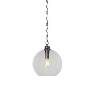 Kimbro 1 Light Medium Chain Hung Pendant by Toltec - 91-BN-4370
