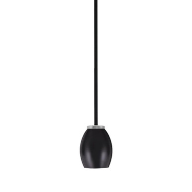 Sandia 1 Light Stem Mini Pendant 6.5 Inch Tall and 5 Inch Wide by Toltec - 6201-MBGP-426-MB