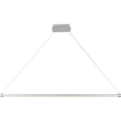ORB 36.8W 1 LED Liner Bar Pendant 4.5 Inch Tall X 49.3 Inch Length by Abra - 10025PN